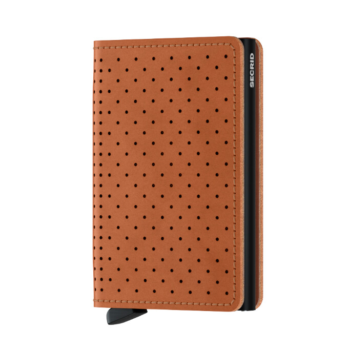 Slimwallet Perforated Cognac