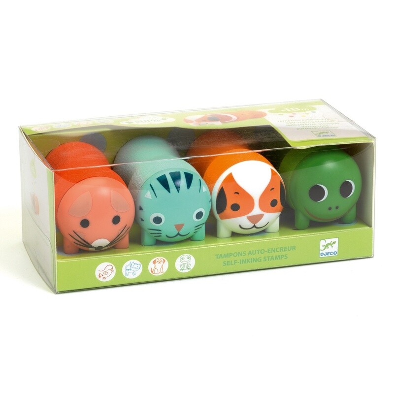 DJ09009 Stamps for toddlers / Garden animals