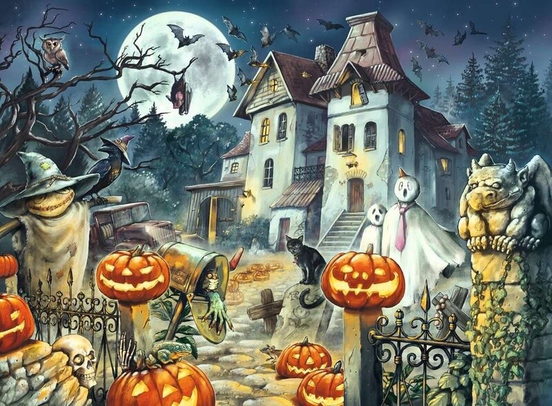 13264 The Halloween House 300pc XXL