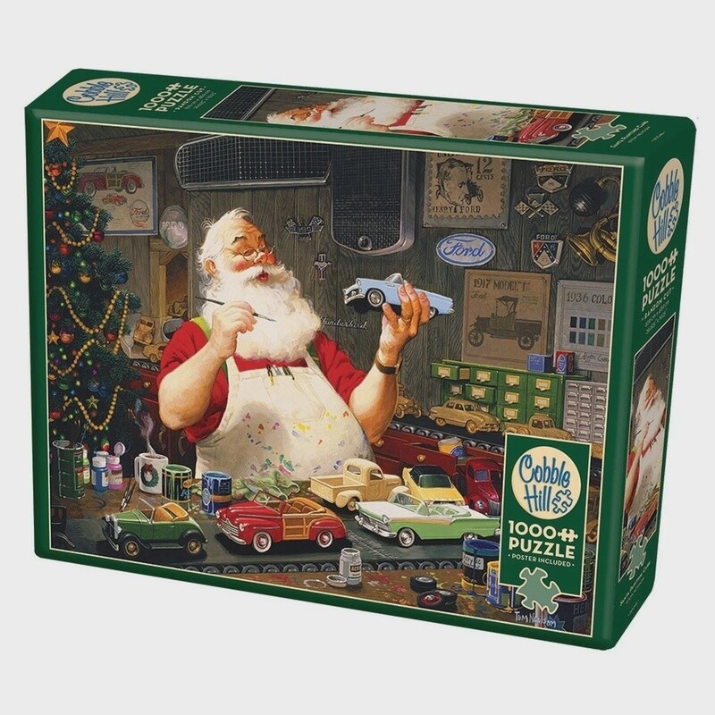 40224 Santa Painting Cars 1000PC