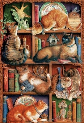 89001 Feline Bookcase 2000pc