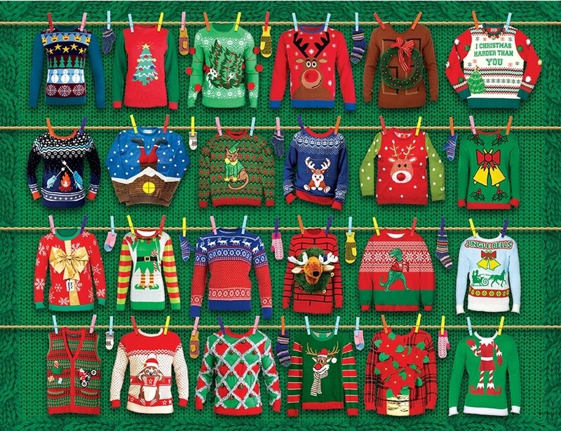 8551-5662 Ugly Christmas Sweaters Tin