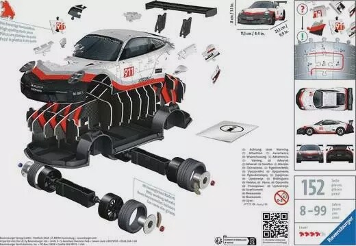 11557 Porsche 911 GT3 3D