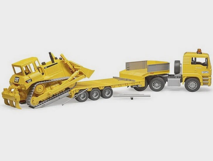02778 MAN TGA Loader truck with Cat Bulldozer