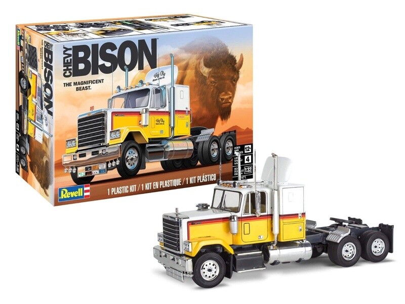 REV7471 CHEVY BISON SEMI TRUCK (1/32)