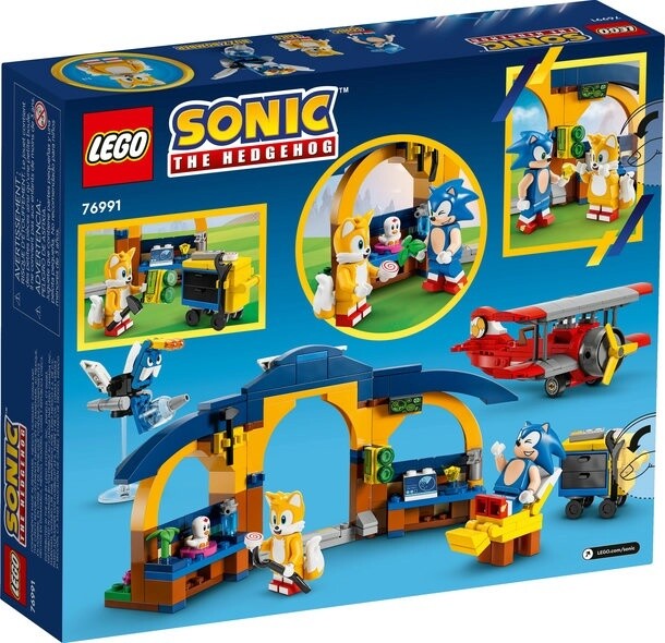 76991 Tails' Workshop and Tornado Plane