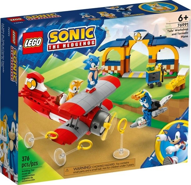 76991 Tails&#39; Workshop and Tornado Plane