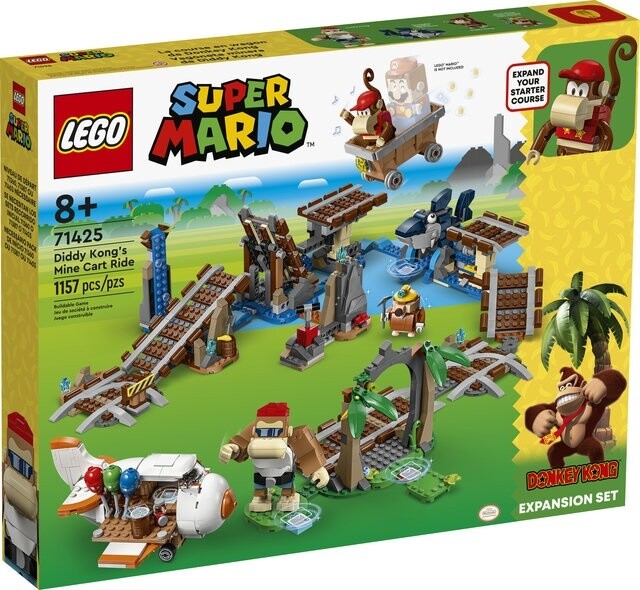 71425 Diddy Kong&#39;s Mine Cart Ride Expansion Set