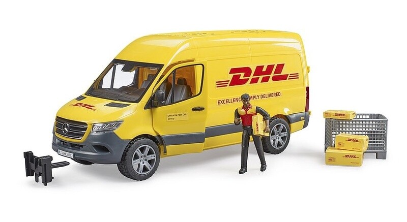 02671 MB Sprinter DHL truck w driver