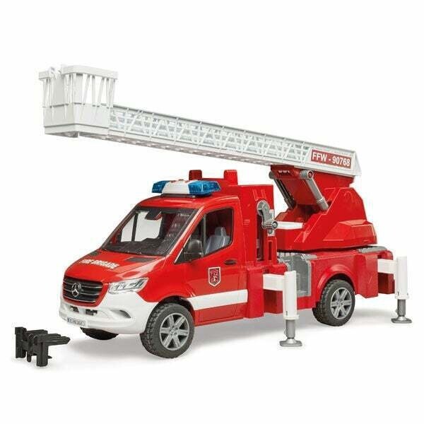 02673 MB Sprinter Fire Engine w Water Pump, Light/Sound Module