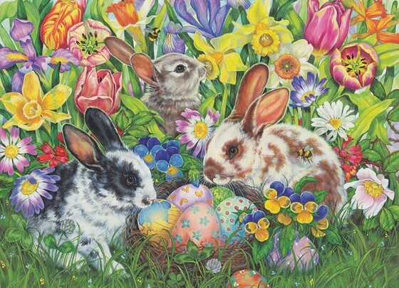47009 Easter Bunnies (Family)