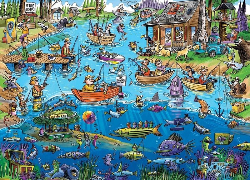 44503 DoodleTown: Gone Fishing