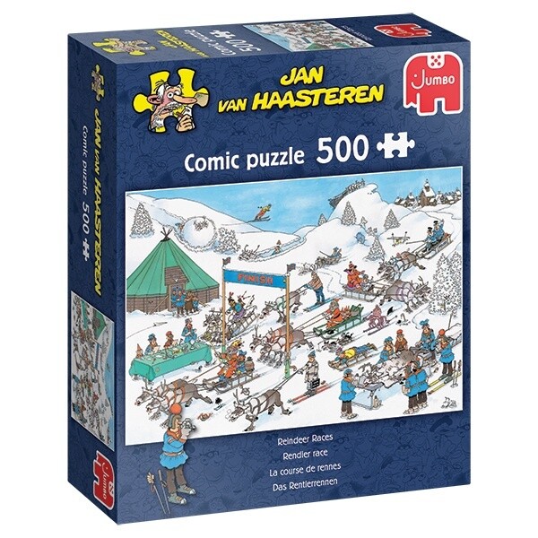 70-20051 500pc, Reindeer Races, JvH