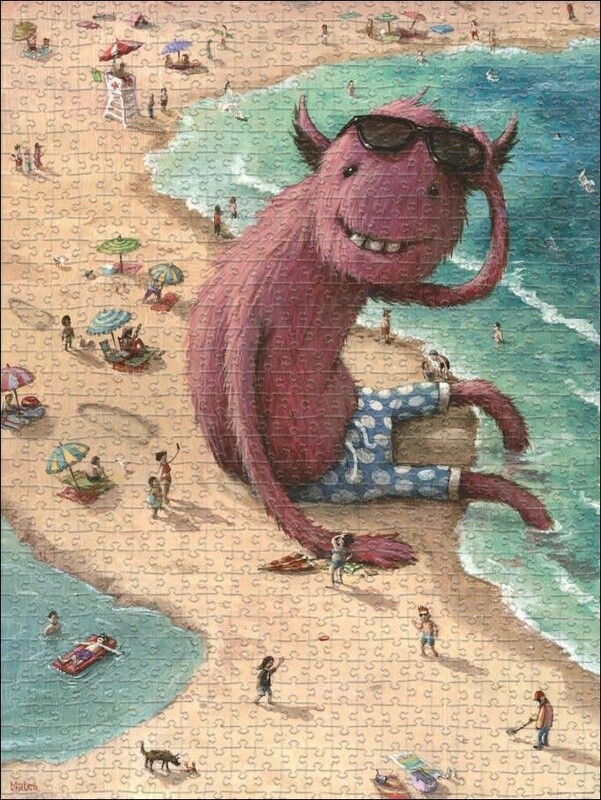 78-30009 1500pc. Beach Boy. Zozoville