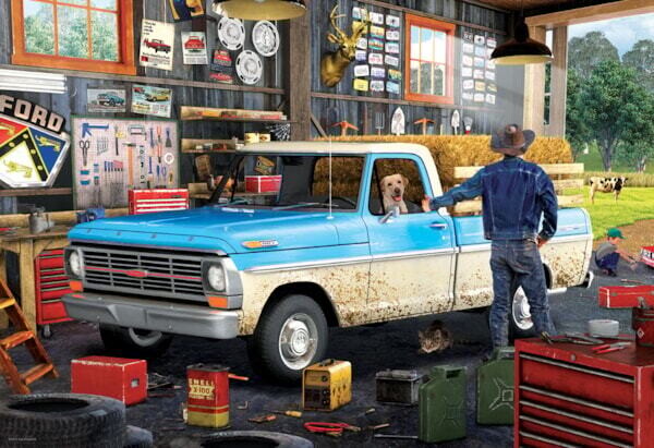 8551-5781 Pick Up Truck Shaped Tin 550