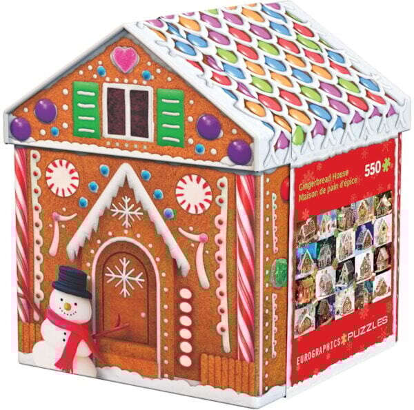 8551-5661 Gingerbread House Tin