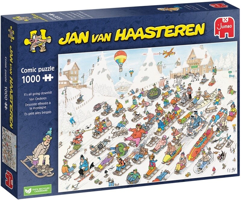 70-00025 1000pc. JvH It&#39;s all going downhill