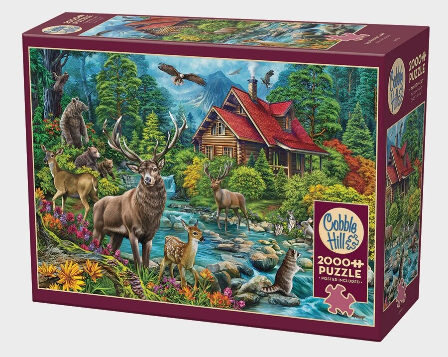 49016 Red-Roofed Cabin