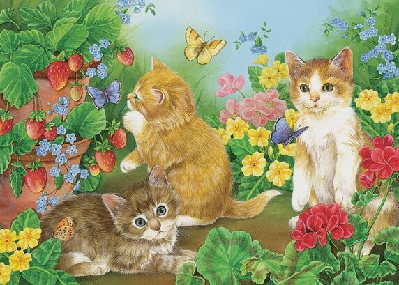 58903 Kitten Playtime (tray)