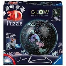 11544 Glow in Dark Star Globe 180pc 3D