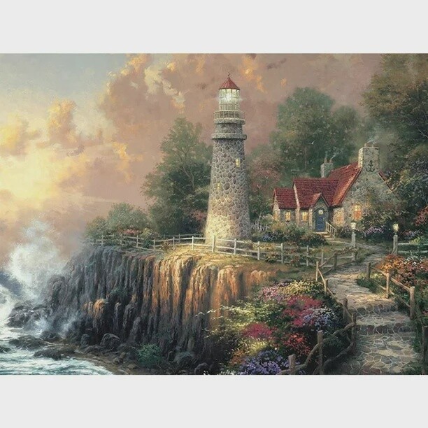 CA-60357 CA PBN (Large): The Light of Peace (Kinkade)