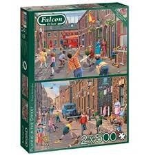 71-11376  2x500pc, Playing in the Streets
