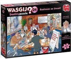 70-25013 1000 PCS, WASGIJ DESTINY #24, BUSINESS AS USUAL!