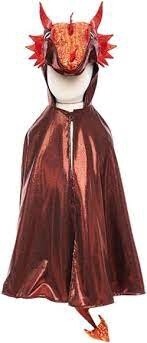 57173 Ruby The Metallic Dragon Cape, Size 3-4