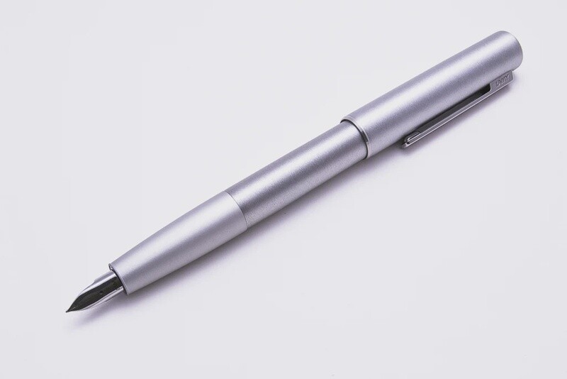 FP Fountain pen AION OLIVESILVER STEEL F W/CONVERTER (L077OSF）