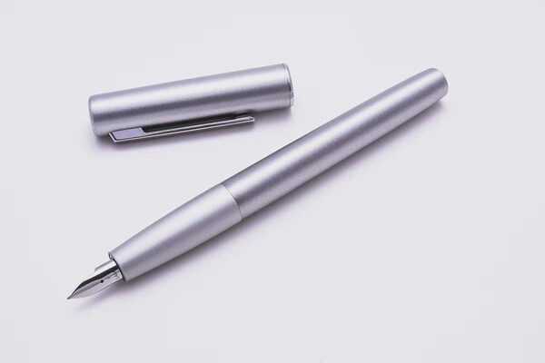 FP Fountain pen AION OLIVESILVER STEEL F W/CONVERTER (L077OSF）