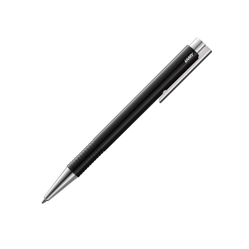 BP LOGO PLASTIC BLACK W/STEEL TRIM (L204M+BK)