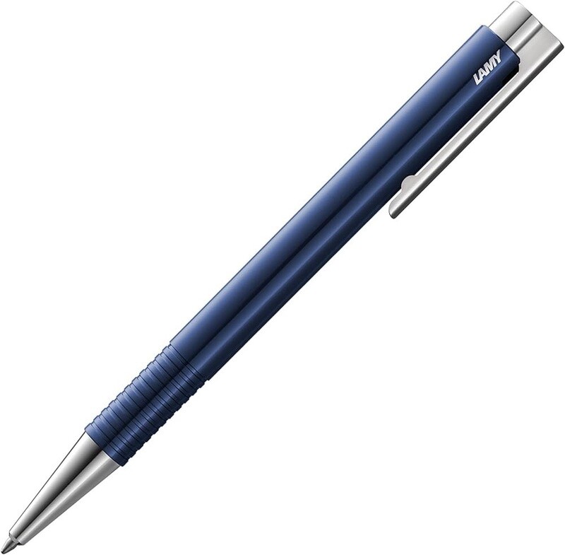BP LOGO PLASTIC BLUE W/STEEL TRIM (L204M+BL)