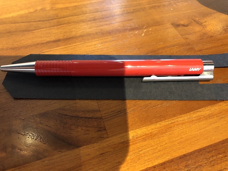 BP LOGO PLASTIC RED W/STEEL TRIM (L204M+RD)
