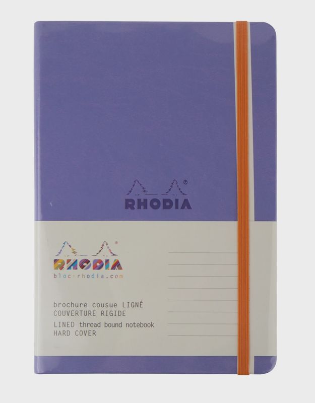117509 **RHODIARAMA SOFTBACK NOTEBOOK LINED 7.5 x 9.75 IRIS