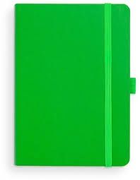 NOTEBOOK B4 SOFT COVER A6 GREEN LB4GR