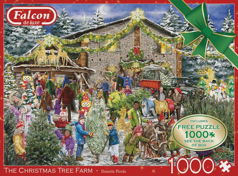 71-11394 2 x1000pc, The Christmas Tree Farm