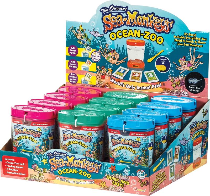 23223 SEA-MONKEY OCEAN ZOO 12 PCS