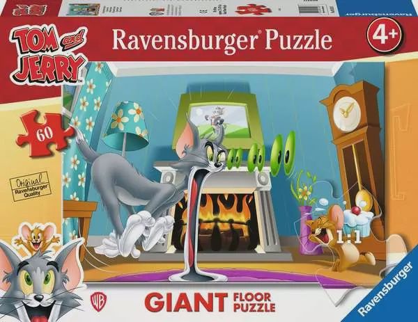 03128 Tom &amp; Jerry 60 Pc Giant Floor Puzzle