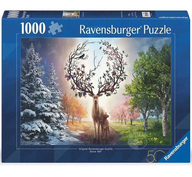 12001461 Magical Deer &amp; Four Seasons 1000pc