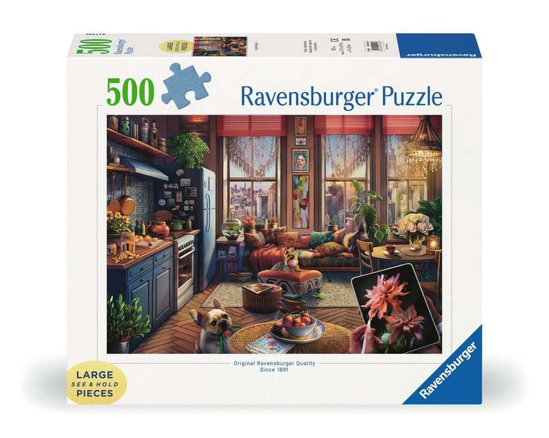 12001025 Cozy BoHo Studio 500 pc Large Format