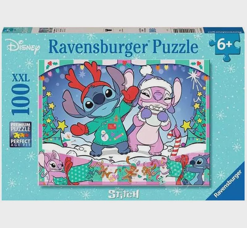 12004030 Stitch Christmas 100 pc Puzzle