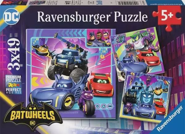12001056 Batwheels 3x49 pc Puzzle