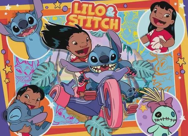 05731 Stitch 4x100 pc Puzzle