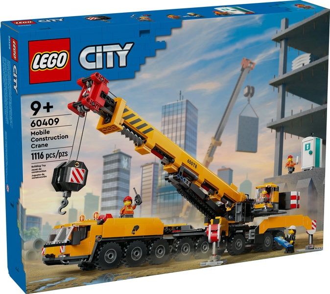 60409 Yellow Mobile Construction Crane CS PK 2