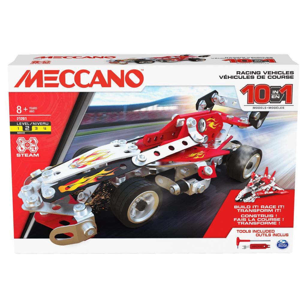 8436060104 Meccano - 10-in-1 Racing Vehicles