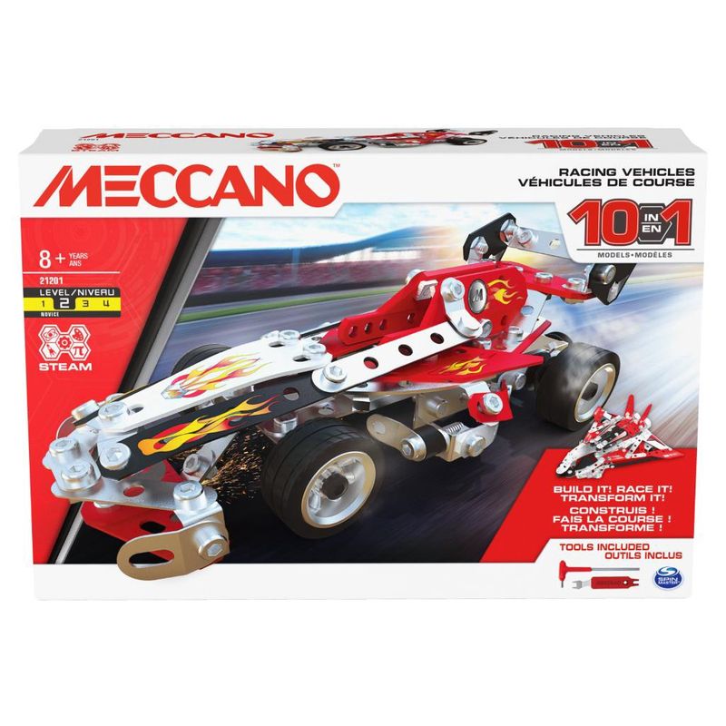8436060104 Meccano - 10-in-1 Racing Vehicles