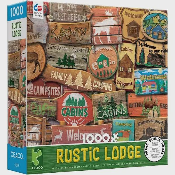 CEA 3161-6 1000PC RUSTIC LODGE ASST (6)