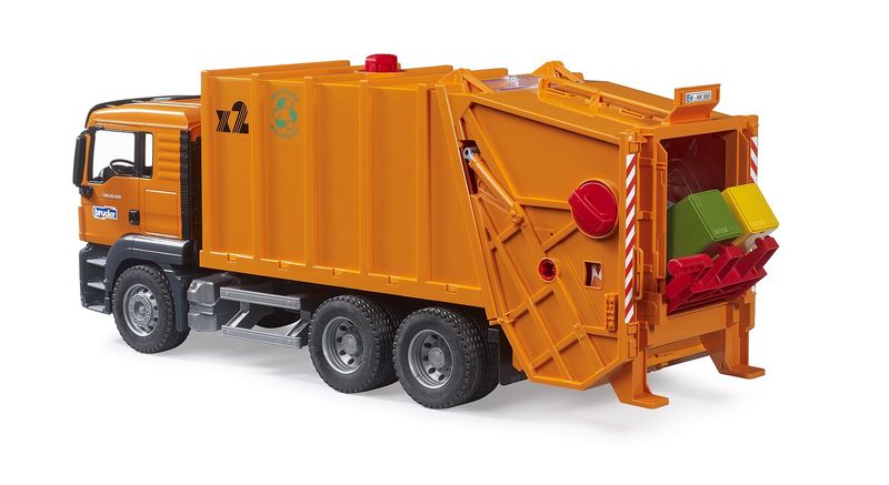 03760 SCANIA R-Series Garbage Truck (Orange)