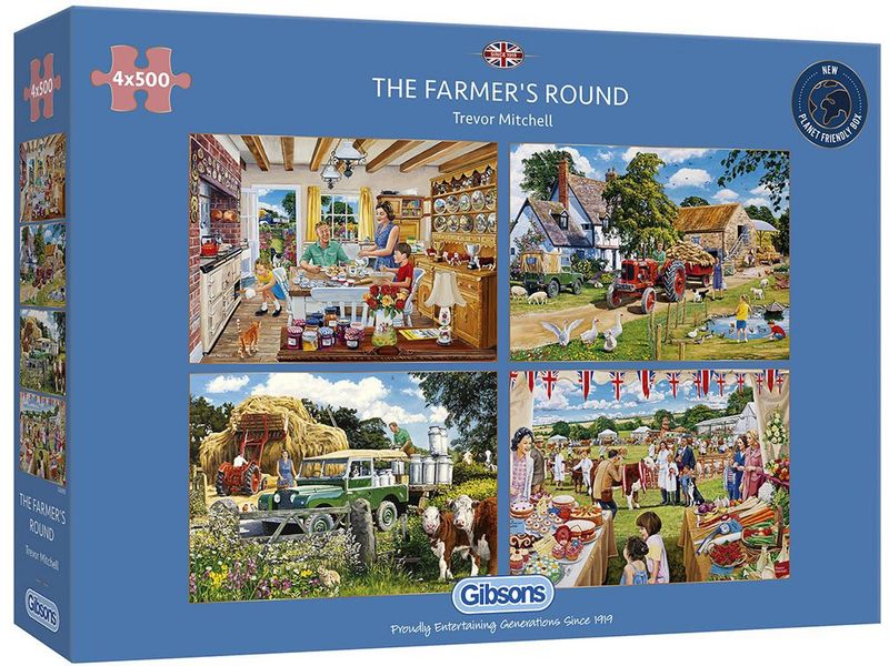 GIBG5055 Puzzle: 500 The Farmer&#39;s Round (4Puzzles)