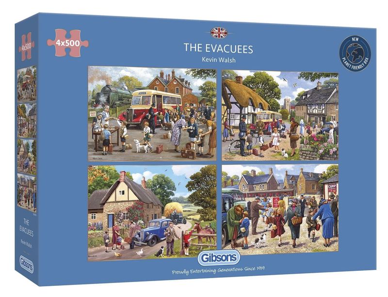 GIBG5056 Puzzle: 500 The Evacuees (4 Puzzles)